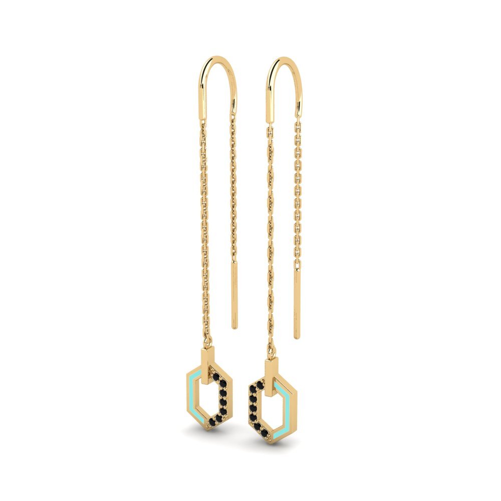 Black Onyx Women's Earring Pyrethre