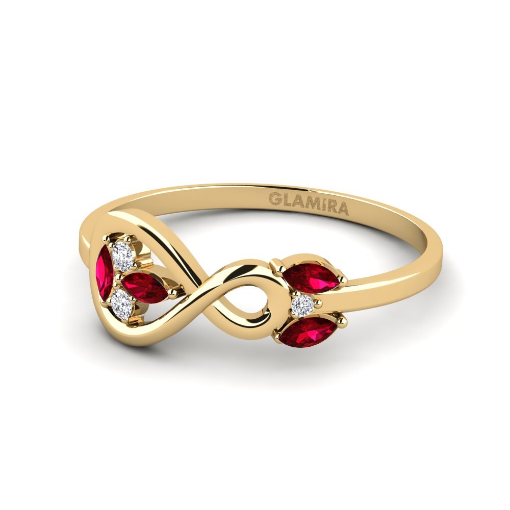 Circonita Roja Anillo Pyropus