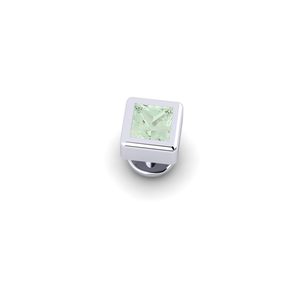 9k Oro Blanco Amatista verde Accesorio para Apple Watch® Qarsoodiga - D