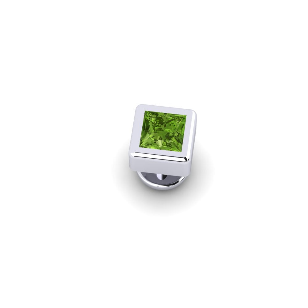 9k Oro Blanco Peridoto Accesorio para Apple Watch® Qarsoodiga - D