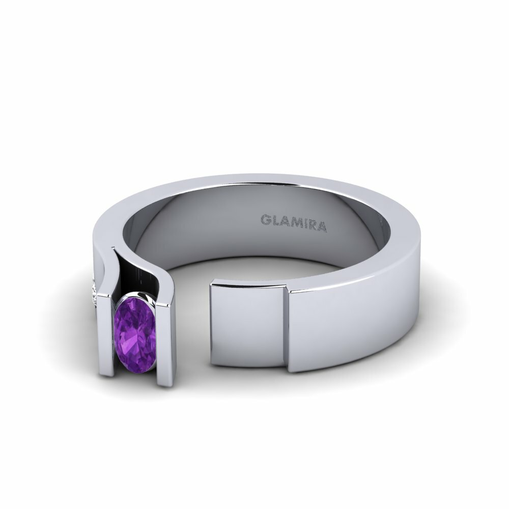 Améthyste Bague de fiançailles Quene