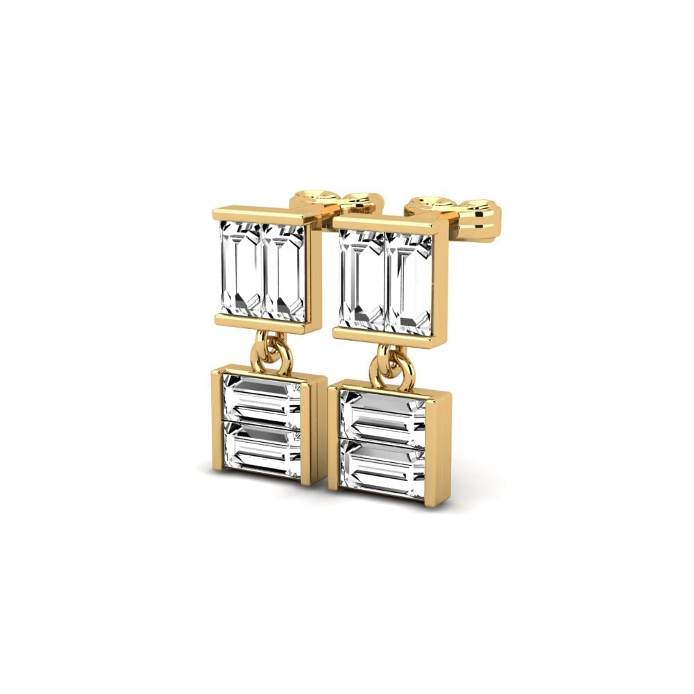 Đá Moissanite Bông tai nữ Quern