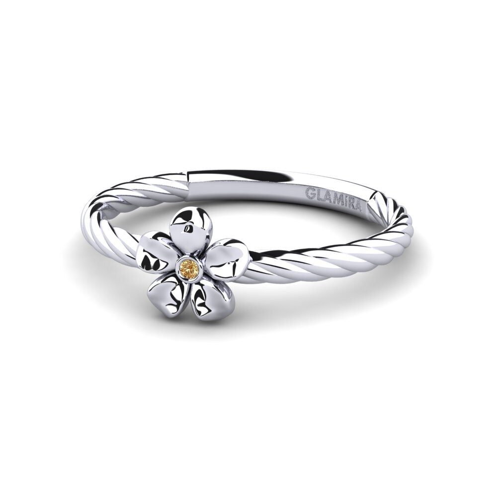 Diamante café Anillo Quinby