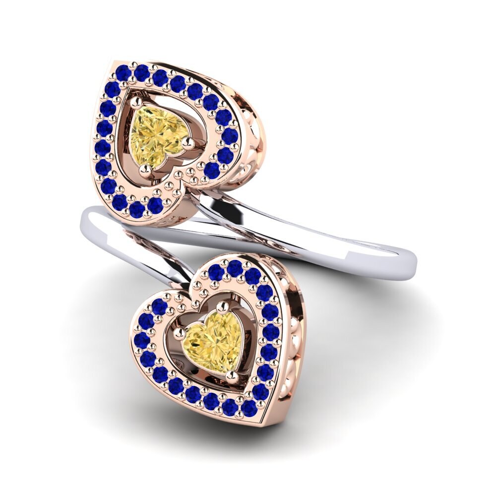 14k Rose & White Gold Ring Quinnita