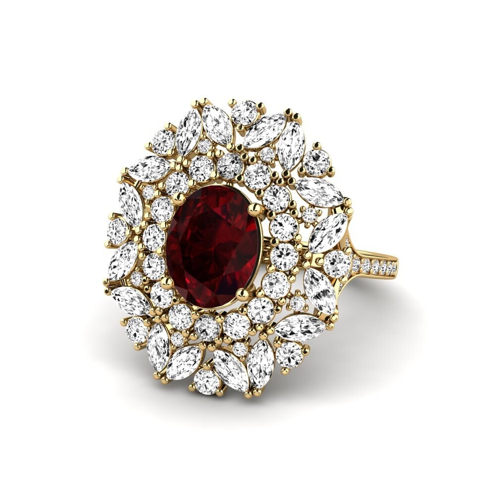 Garnet Engagement Ring Agathon