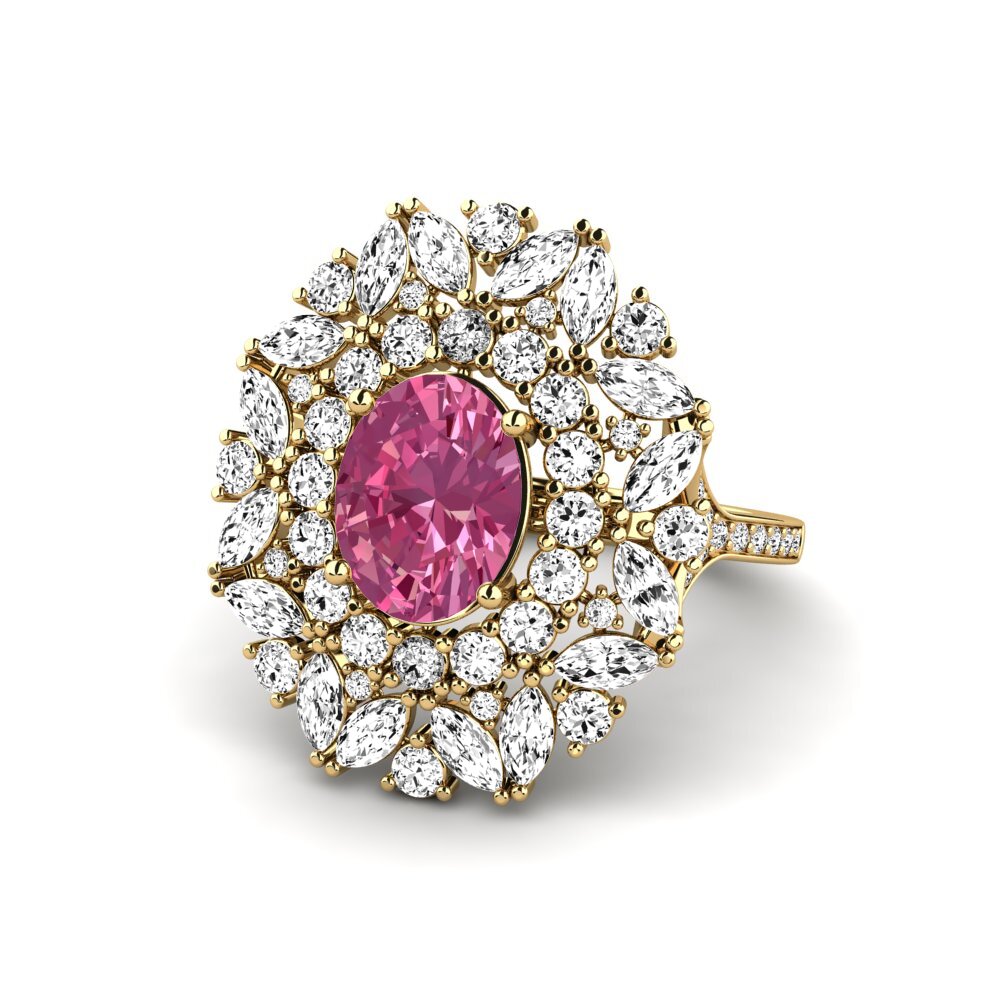 Pink Tourmaline Engagement Ring Agathon