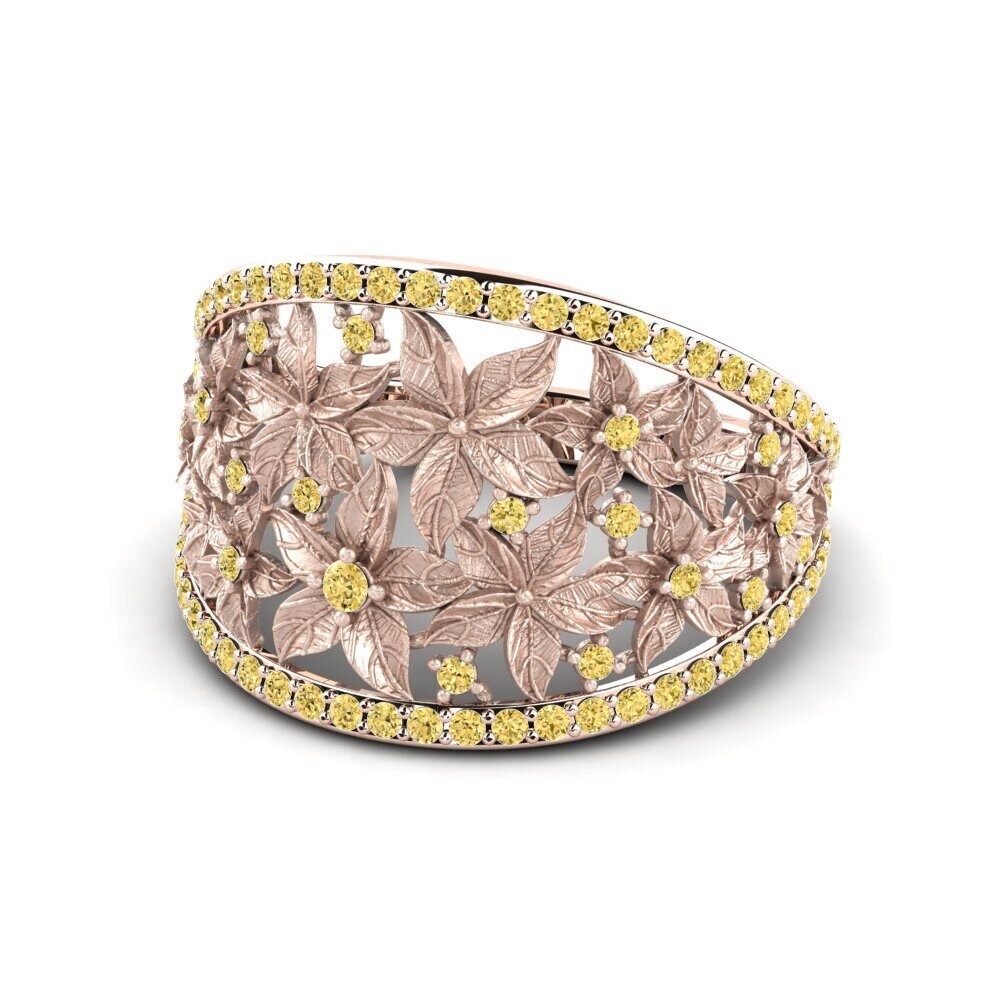 Yellow Diamond Ring Arcadius