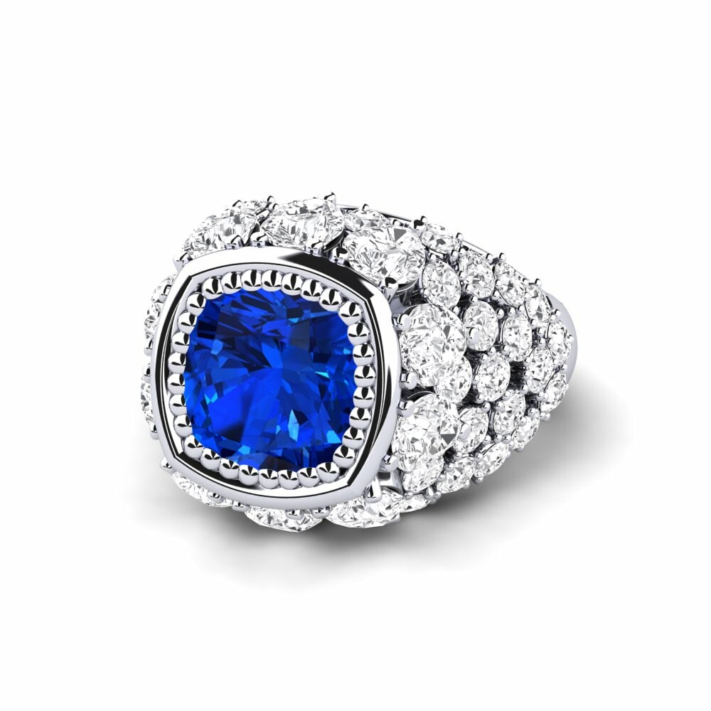 Sapphire (Lab Created) Engagement Ring Hardy