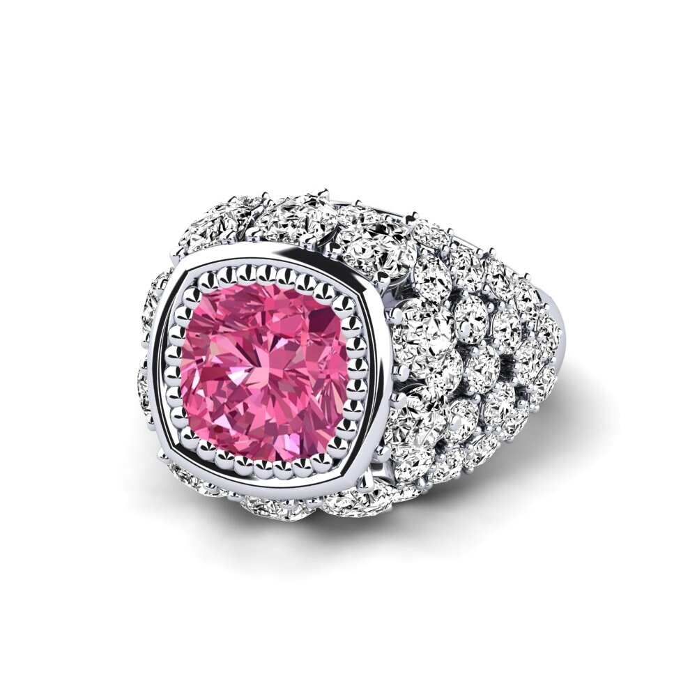 Pink Tourmaline Engagement Ring Hardy
