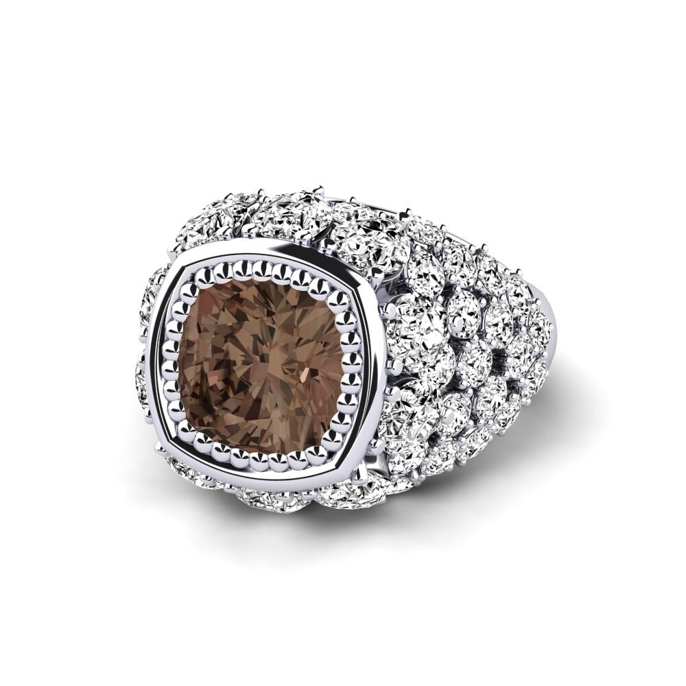 Smoky Quartz Engagement Ring Hardy