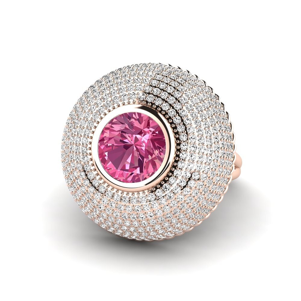 Pink Tourmaline Ring Patella
