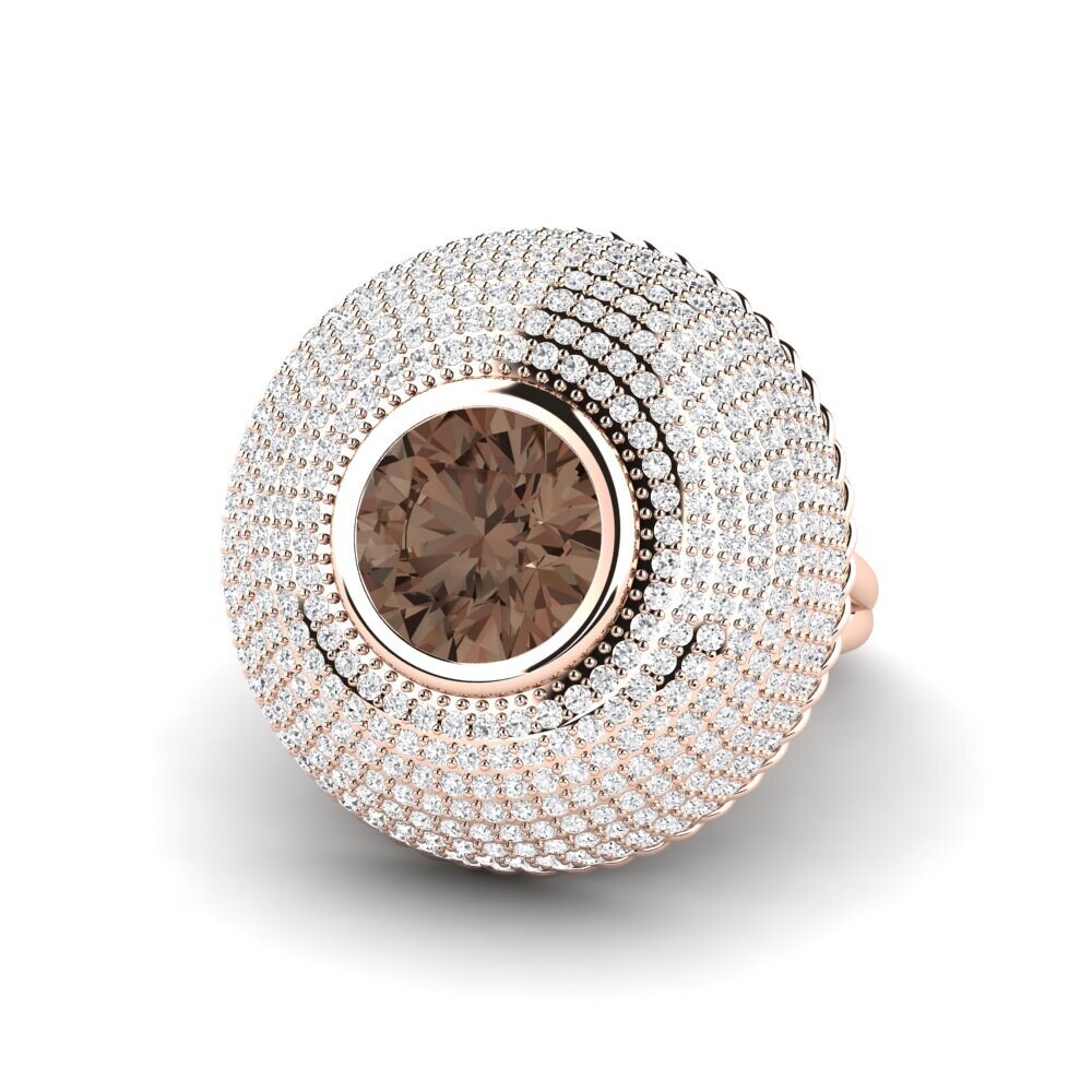 Smoky Quartz Ring Patella