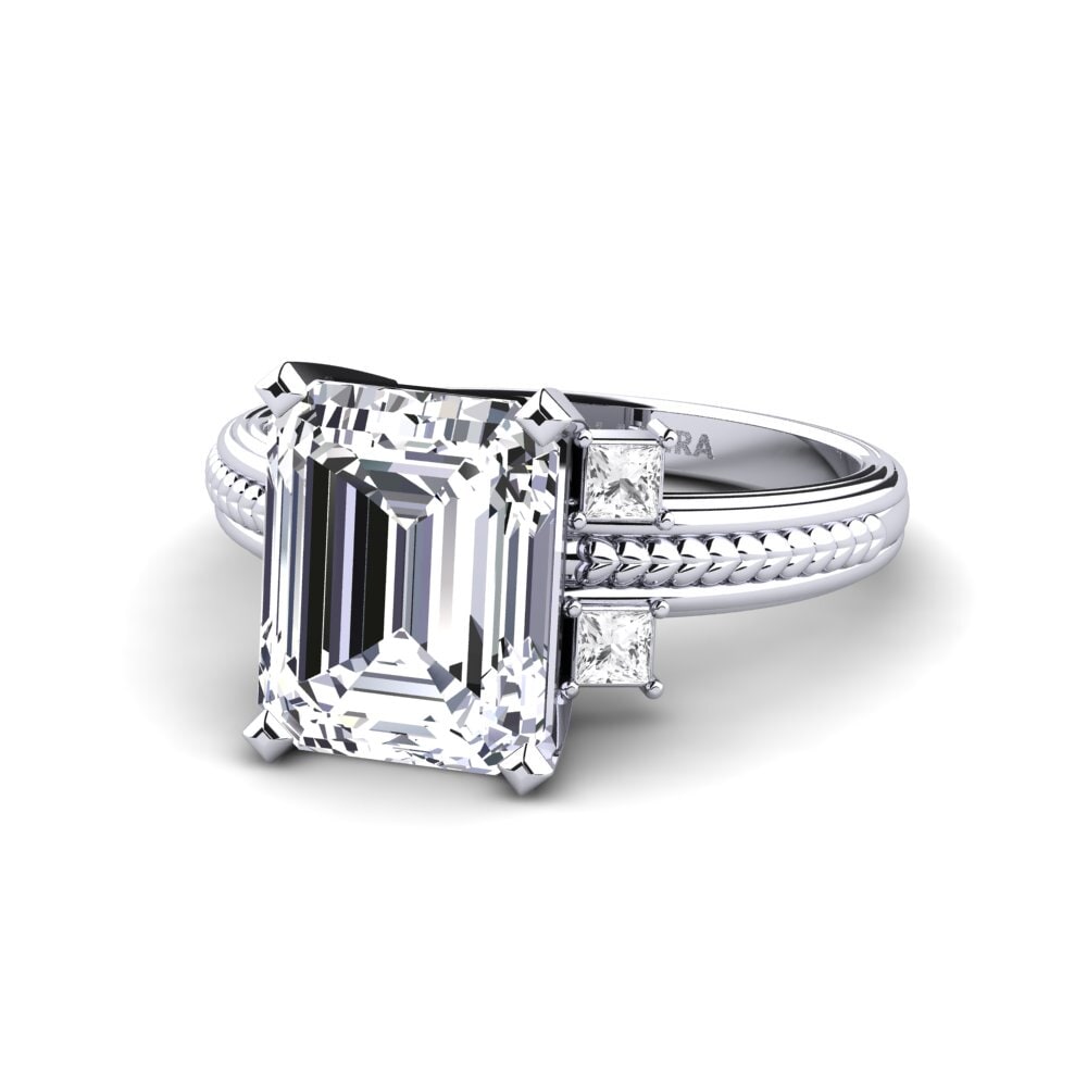 Diamante cultivado en laboratorio Anillo de compromiso Yely