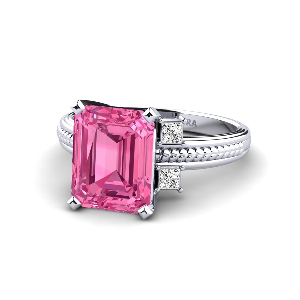 Pink Tourmaline Engagement Ring Yely