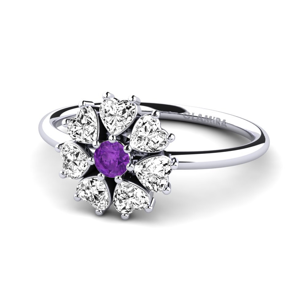 Amatista Anillo Rabanne