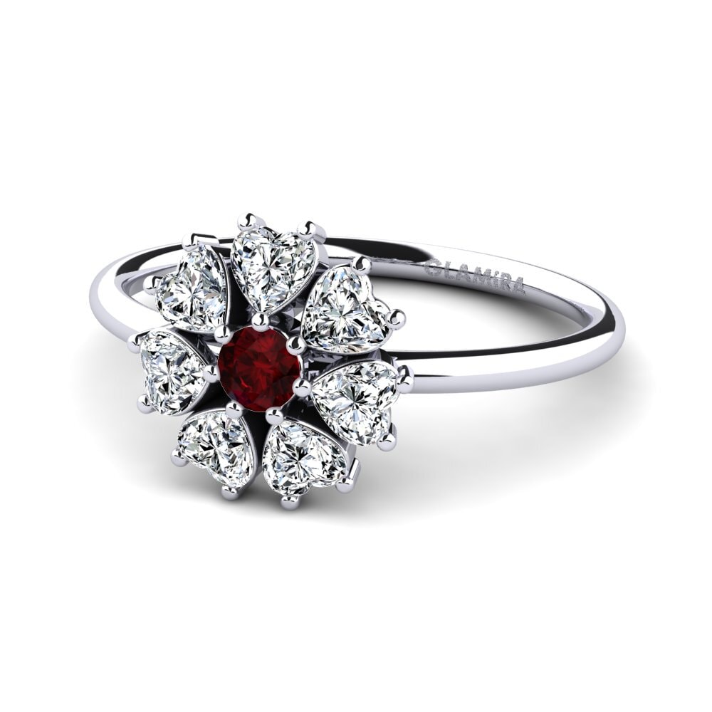 Garnet Ring Rabanne