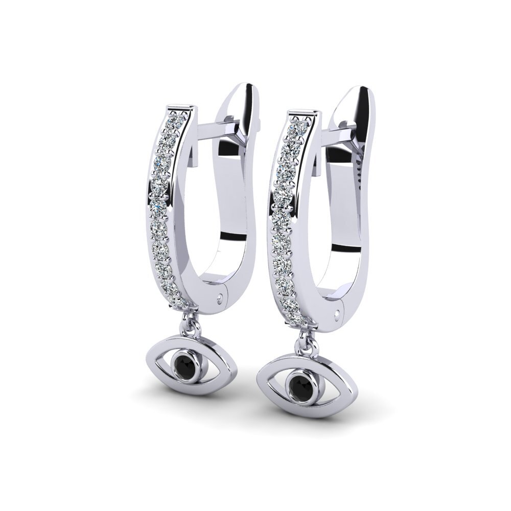 Black Sapphire Women's Earring Raccogliere