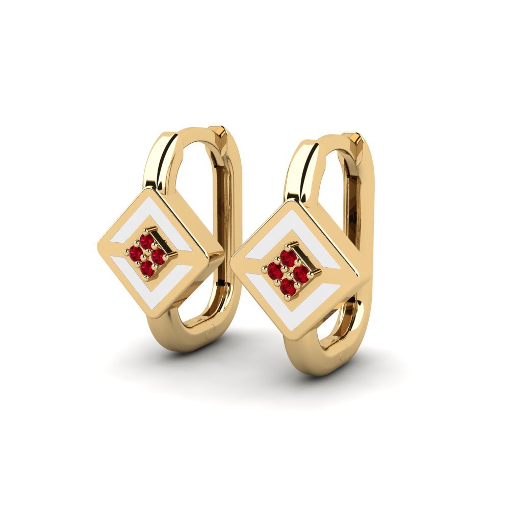 ruby-zirconia ต่างหู Radetsky