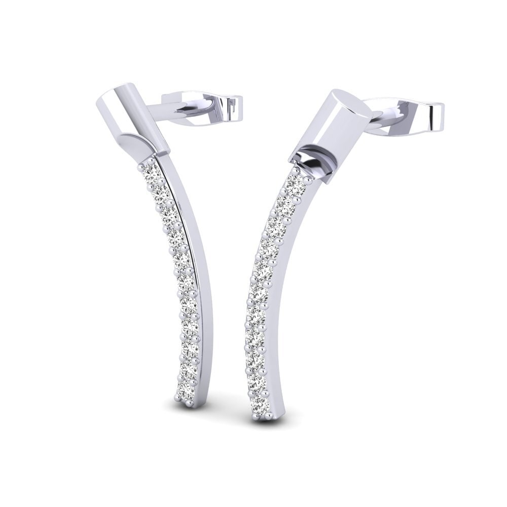 Đá Moissanite Bông tai nữ Raeka