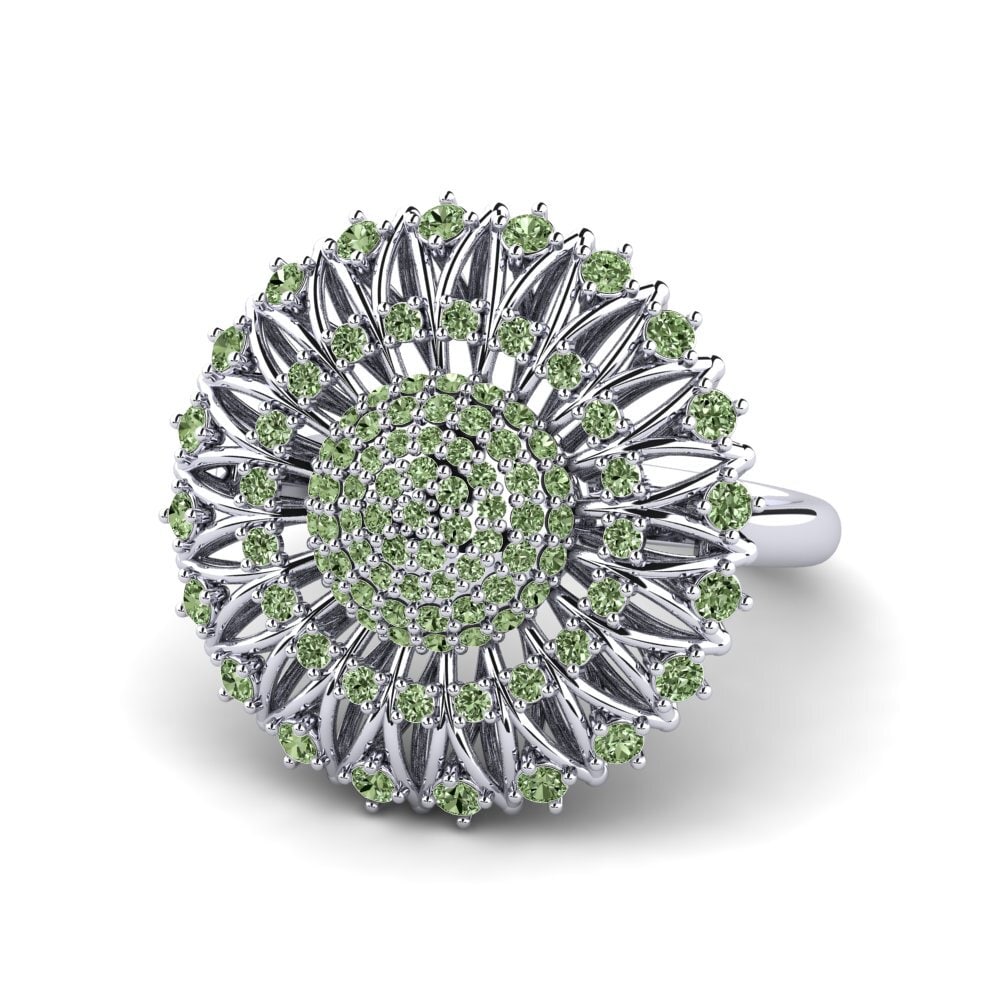 Diamante Verde Anillo Rafielle