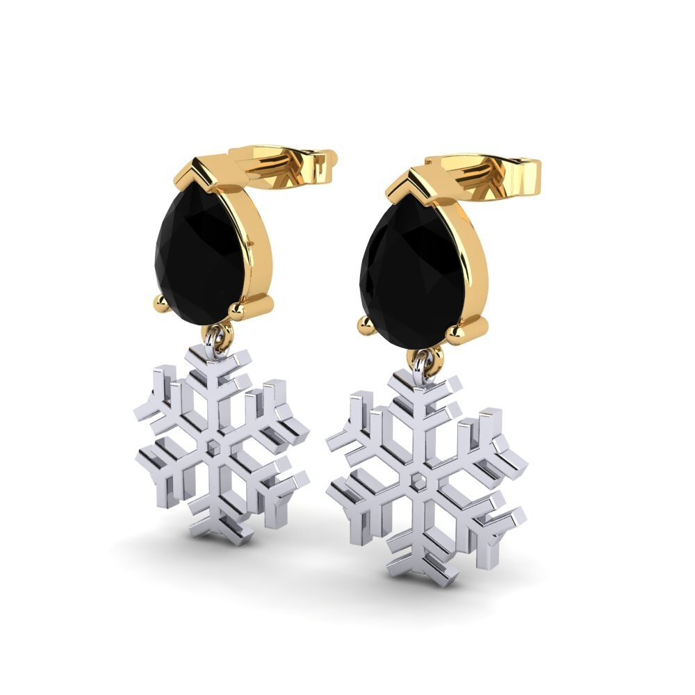 Schwarzer Onyx Damen ohrring Rajeev
