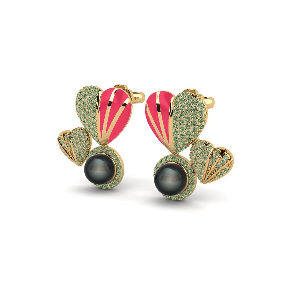 Green Diamond Women's Earring Rakish
