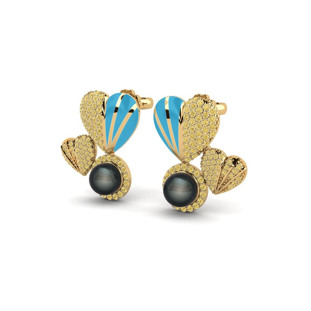 Yellow Diamond Women's Earring Rakish