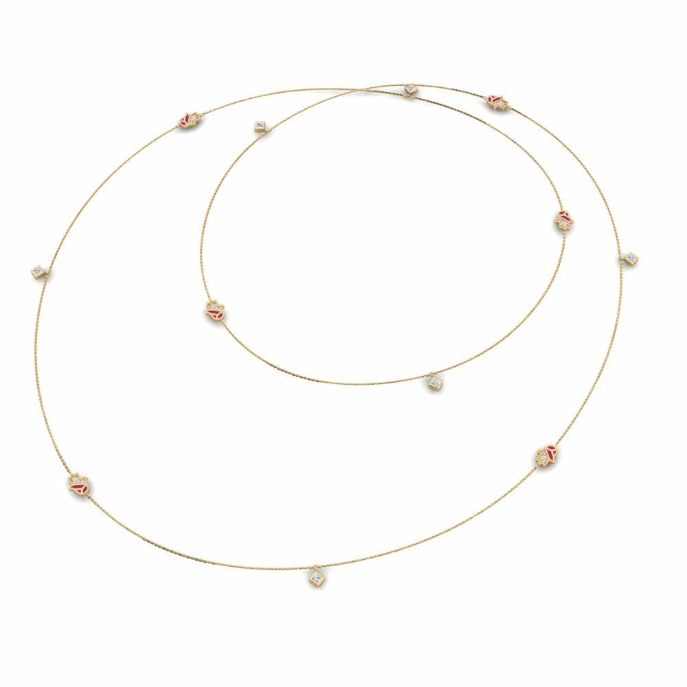 Diamante cultivado en laboratorio Collar de Mujer Rakshak