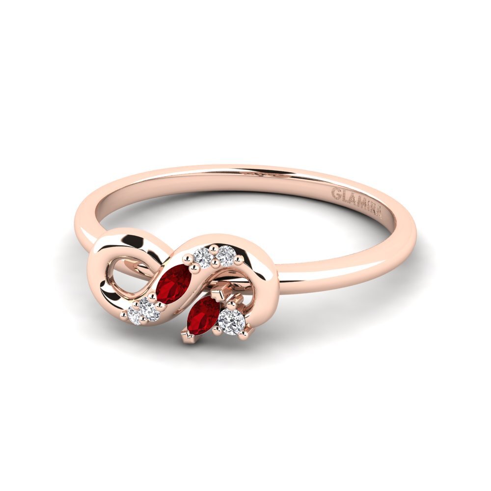 Circonita Roja Anillo Ramantical