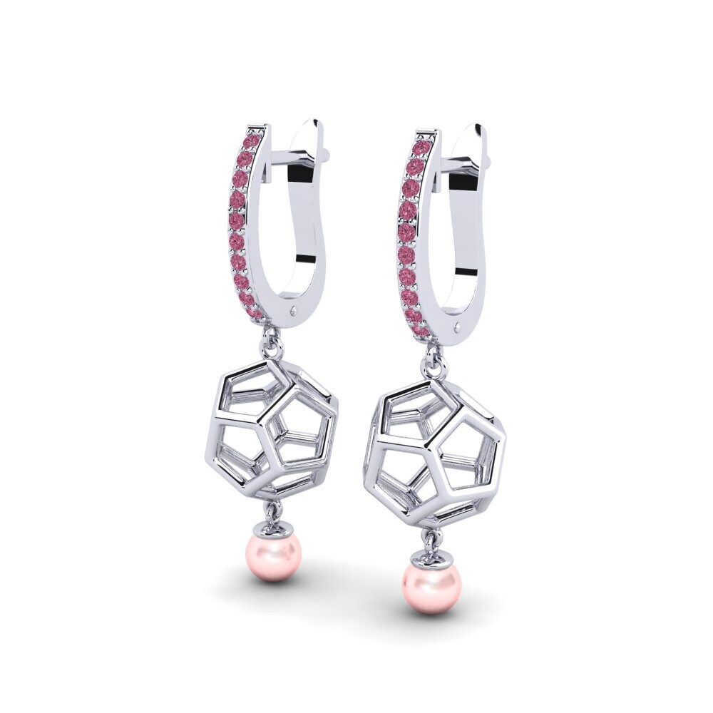 Granate Rhodolite Pendiente de mujer Rancour