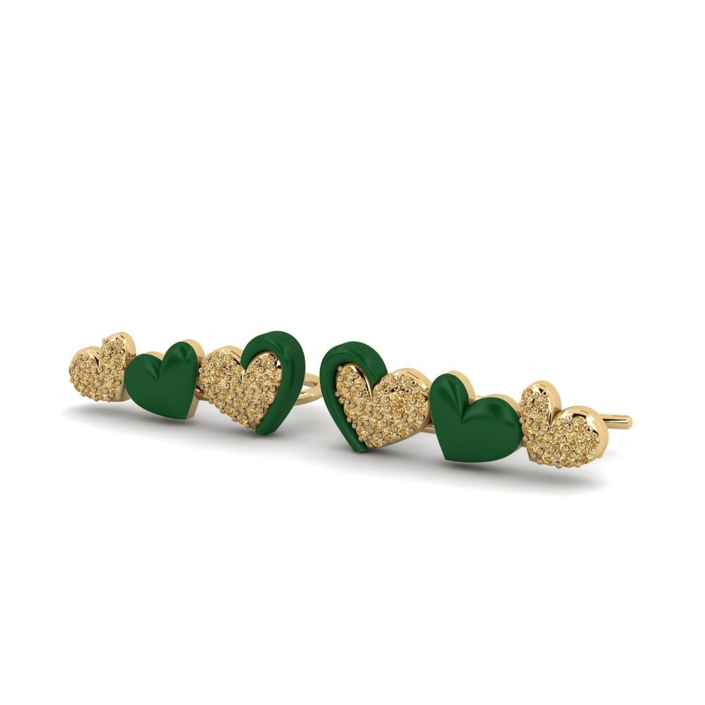 Brown Diamond Women's Earring Rangin
