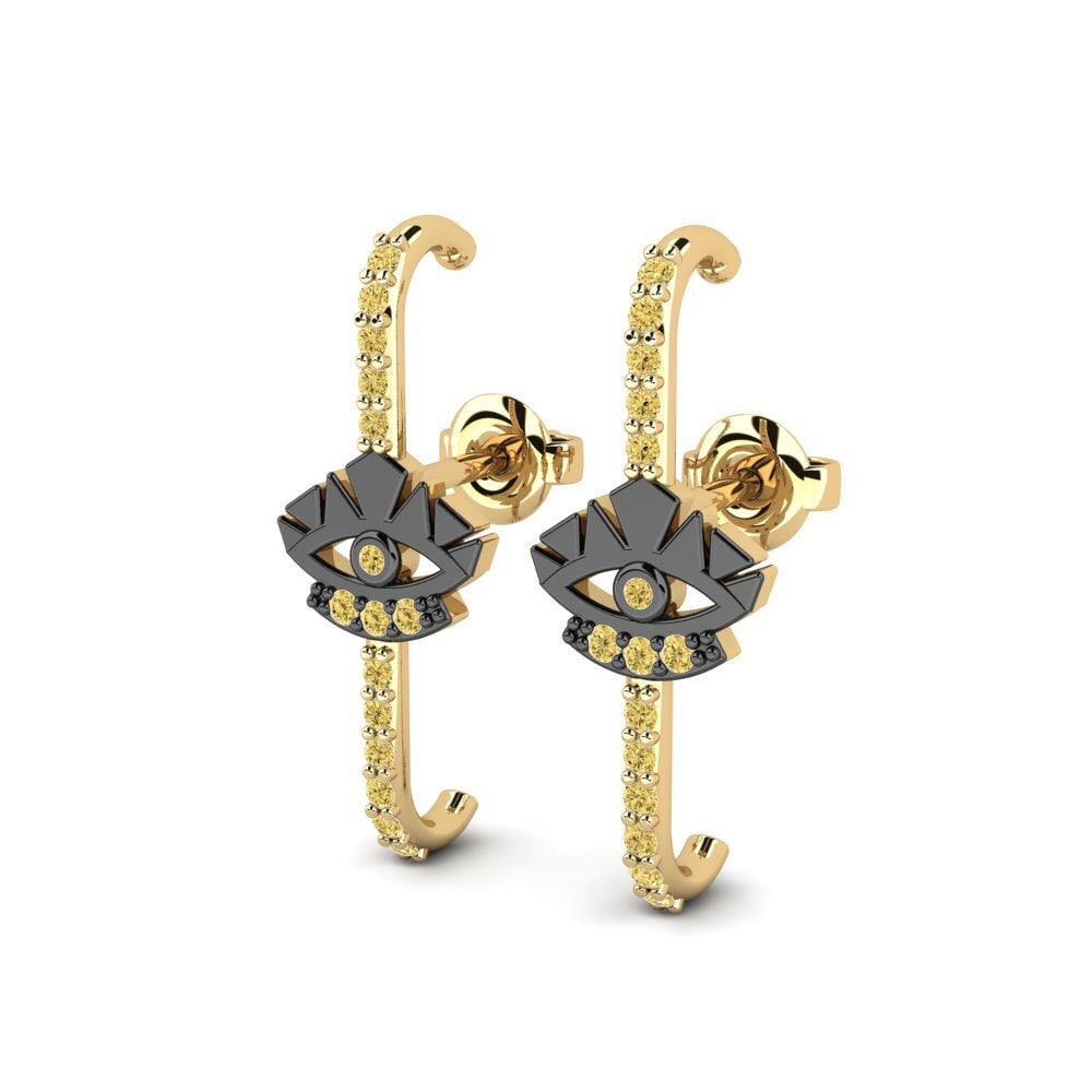 Yellow Diamond Women's Earring Rarely