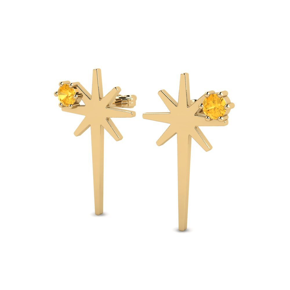 Citrine Women's Earring Rasiers