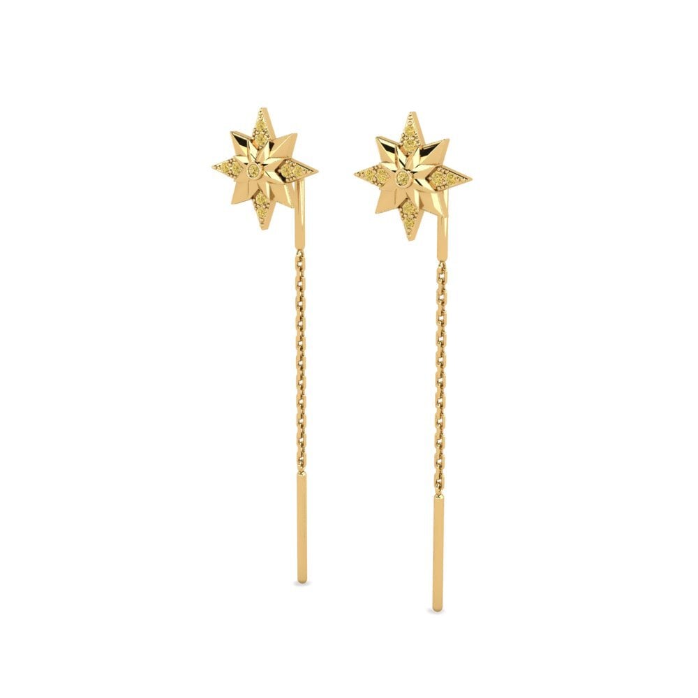 Yellow Diamond Women's Earring Ratri