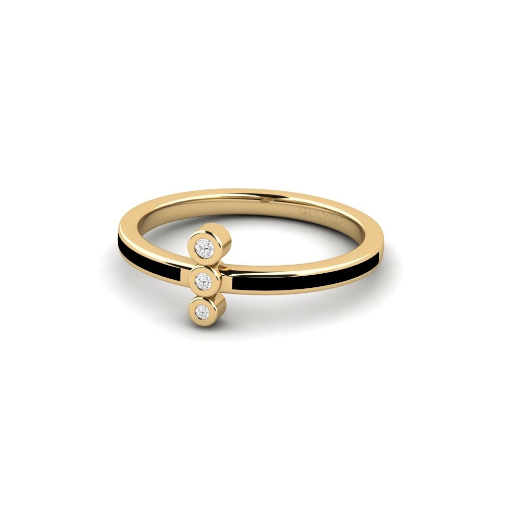 Zafiro blanco Anillo Rayelf