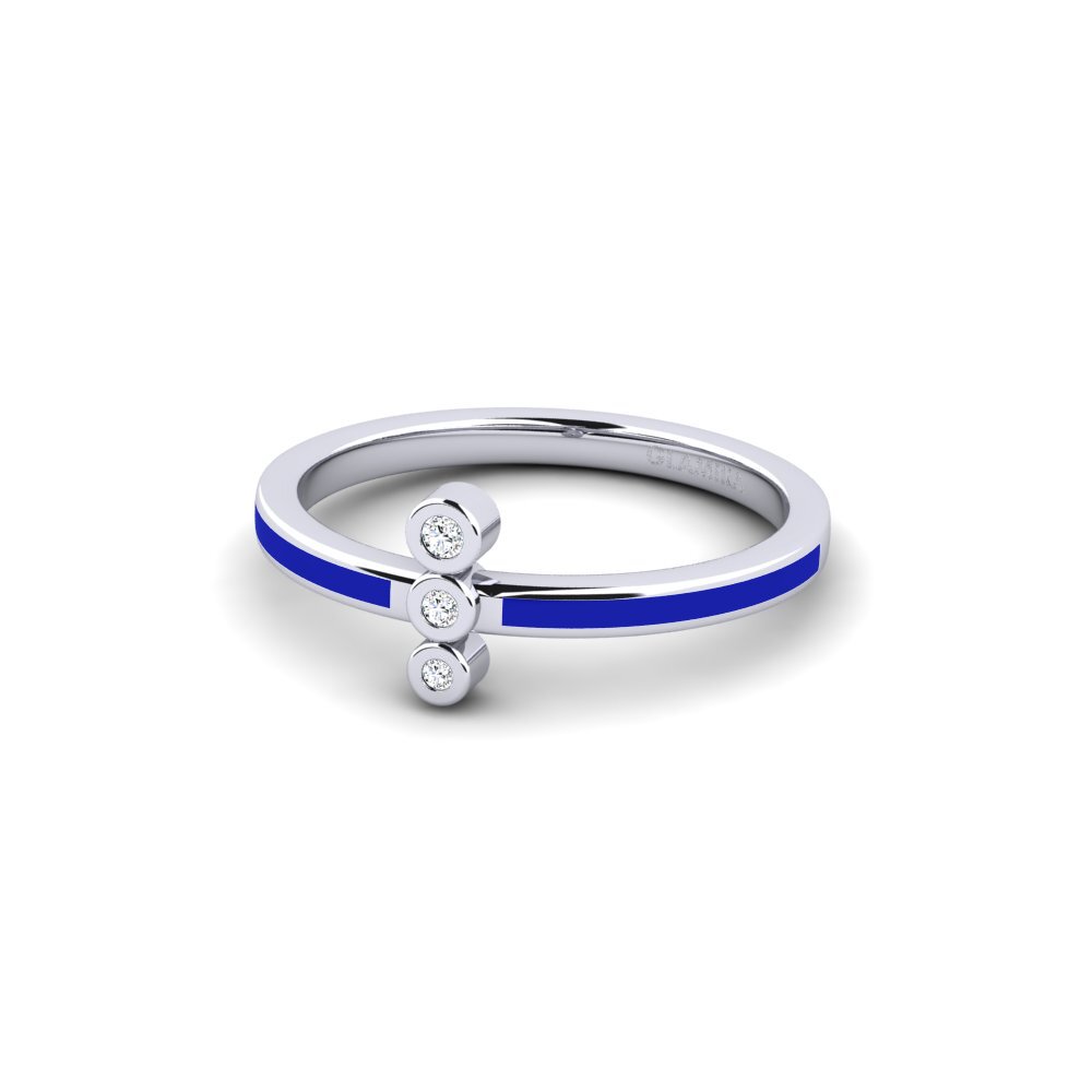9ct White Gold Ring Rayelf