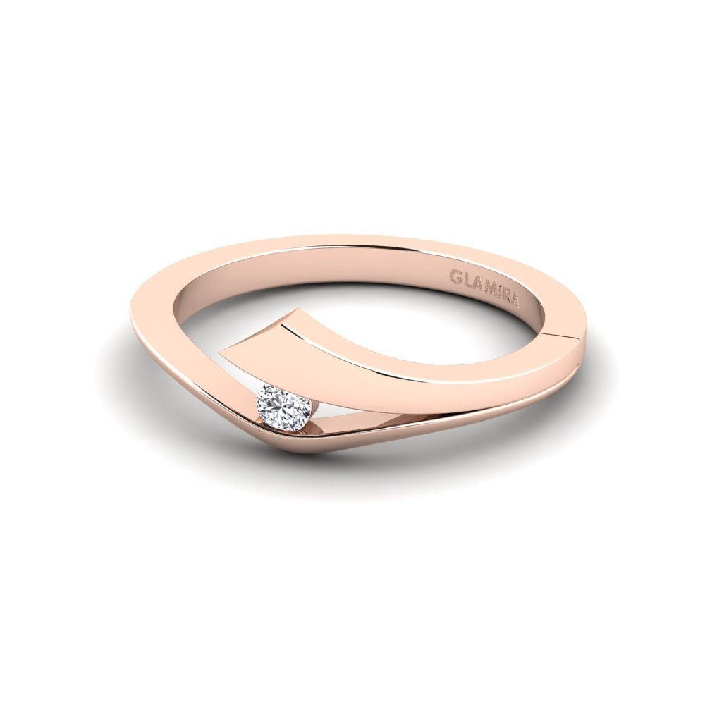 Rotgold 585 Verlobungsringe Evie