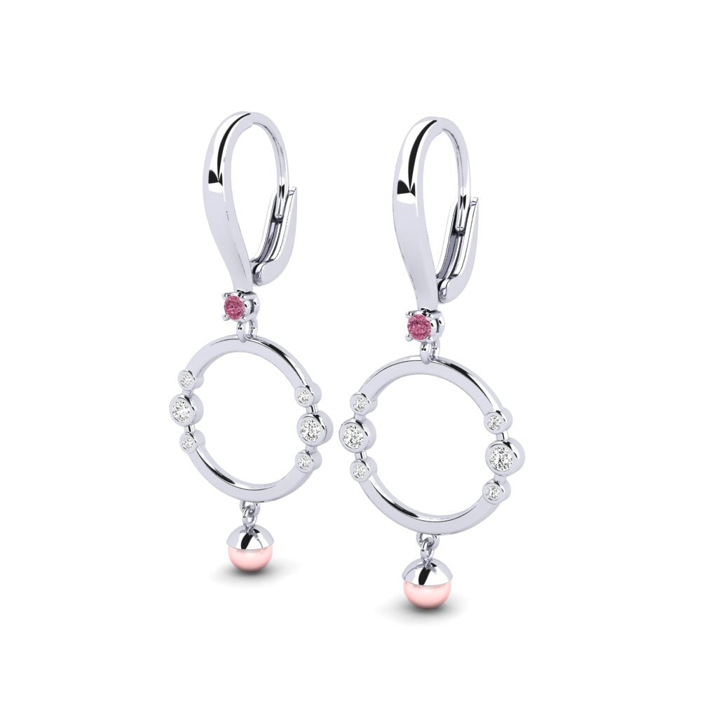 Granate Rhodolite Pendiente de mujer Realm