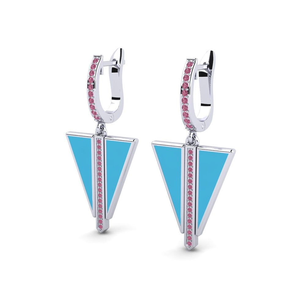 Rhodolite Garnet Women's Earring Redbug