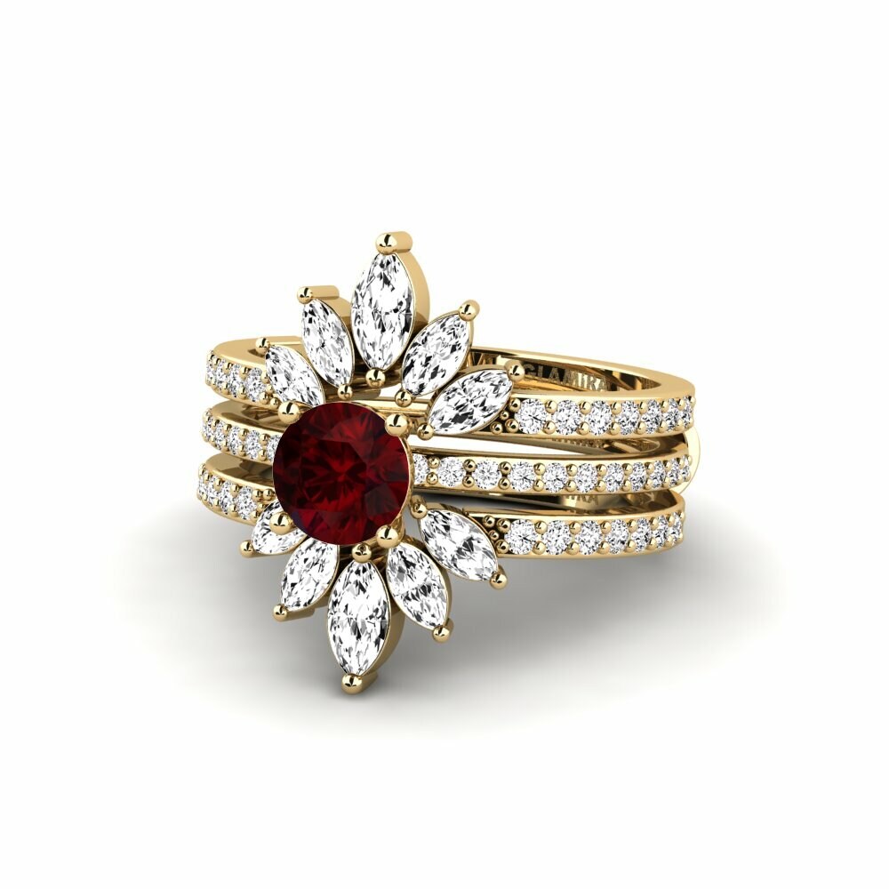 Cincin Reddos - SET Garnet