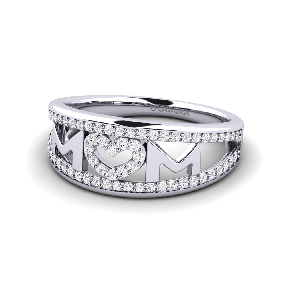 Zaffiro Bianco Anello Redfern