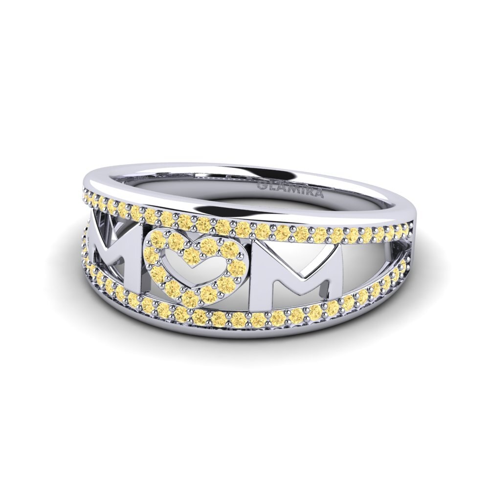 Diamante Giallo Anello Redfern