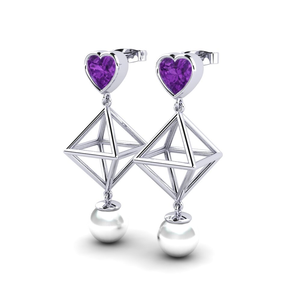 Amethyst Women's Earring Refile