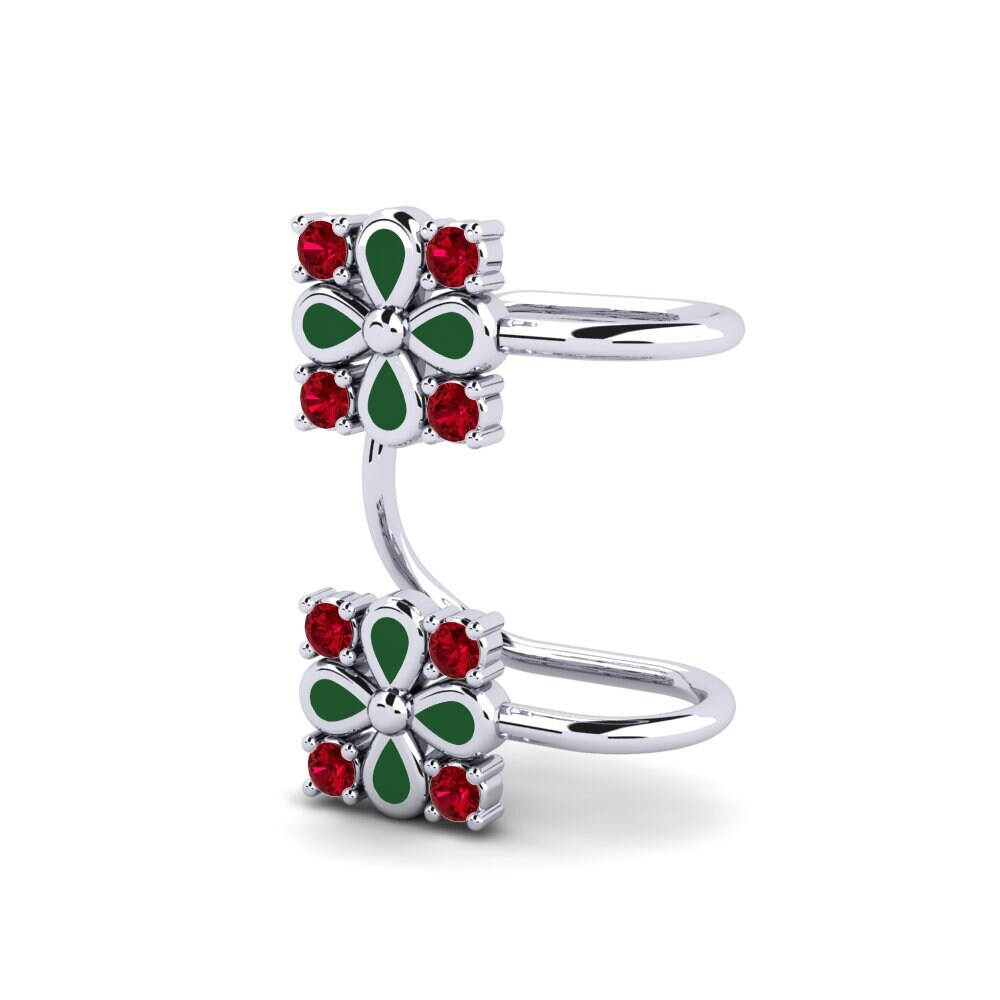 Red Zirconia Women's Earring Refugia