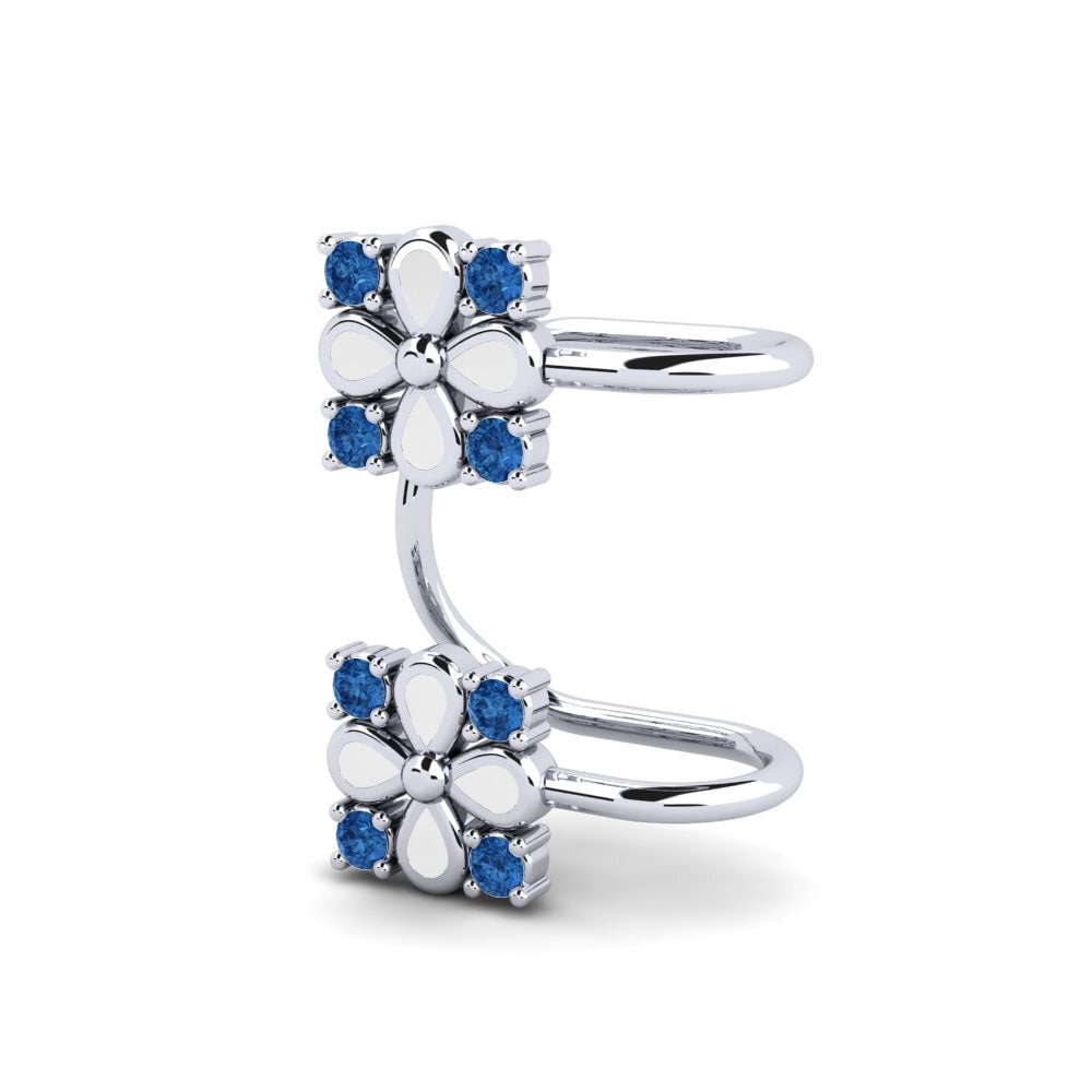 Dark Blue Zirconia Women's Earring Refugia