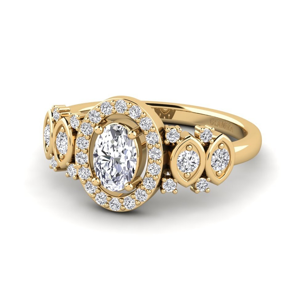 Diamante cultivado en laboratorio Anillo de Mujer Regange