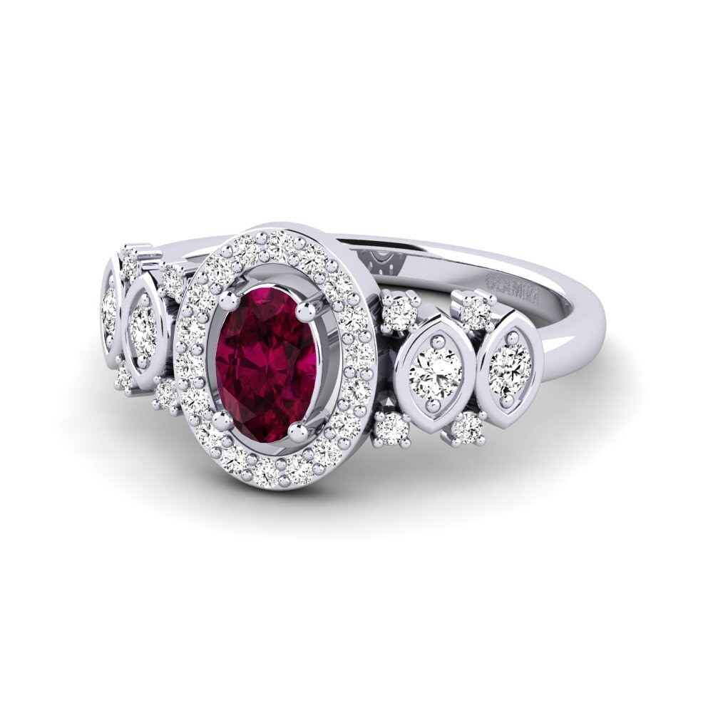 Rhodolite Garnet Women's Ring Regange