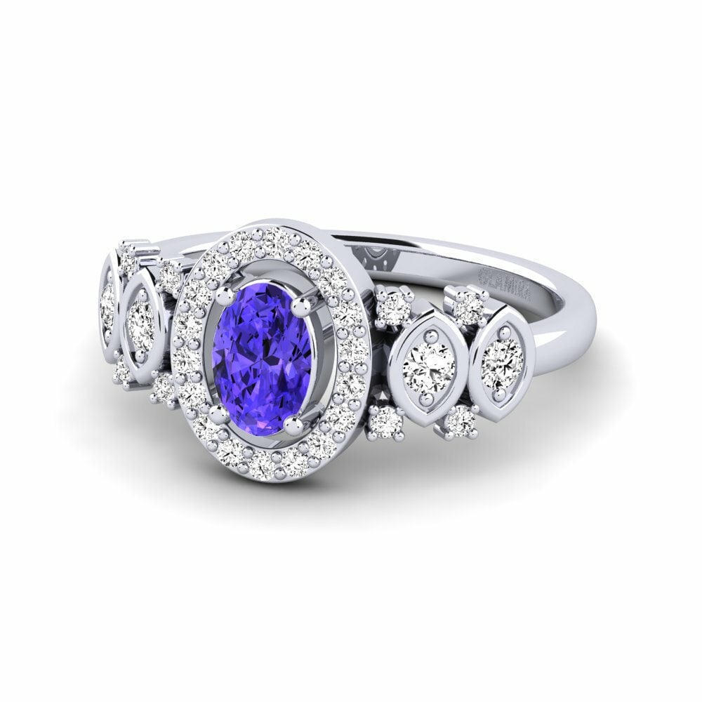 Tanzanita Anillo de Mujer Regange
