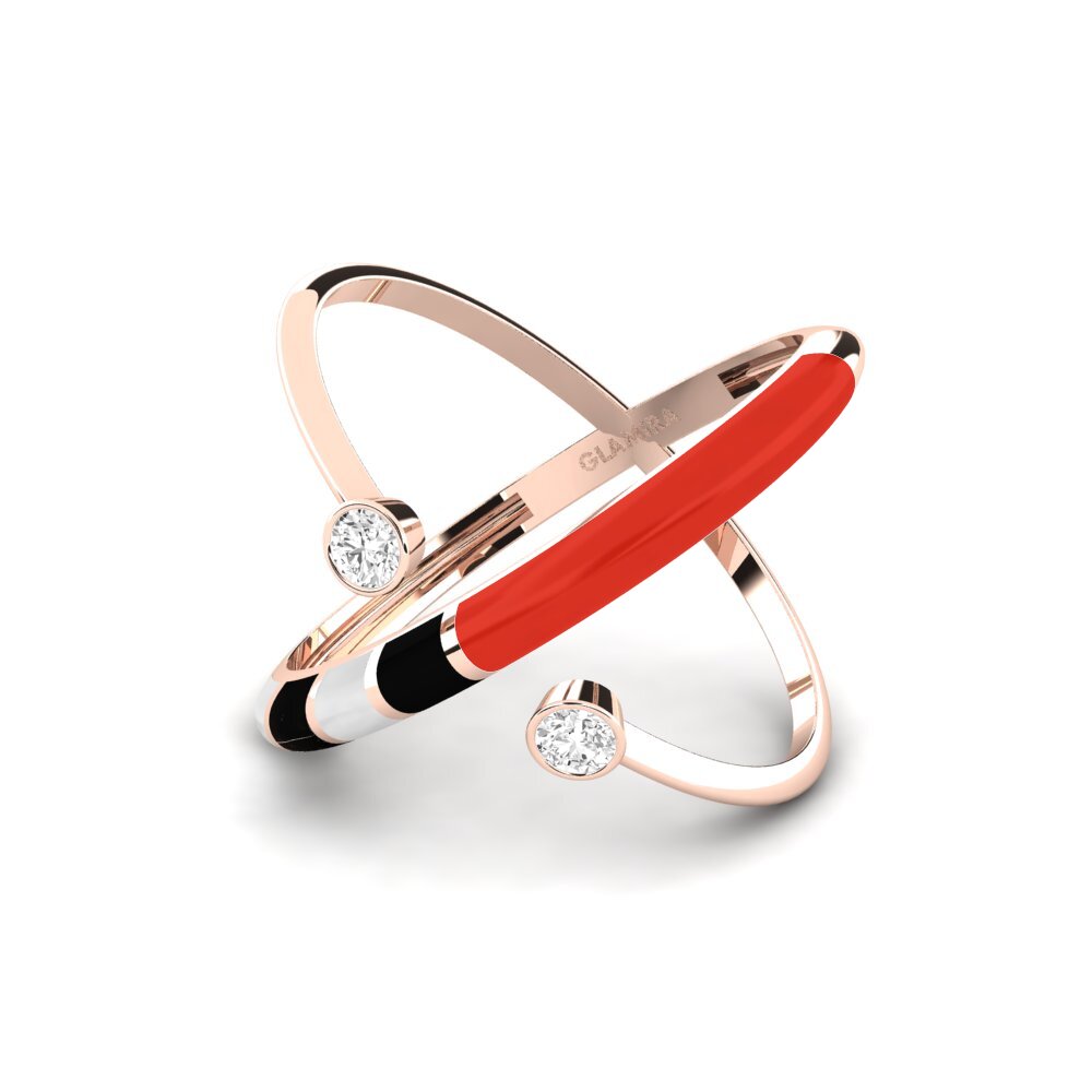Weißer Saphir Ring Regnbu