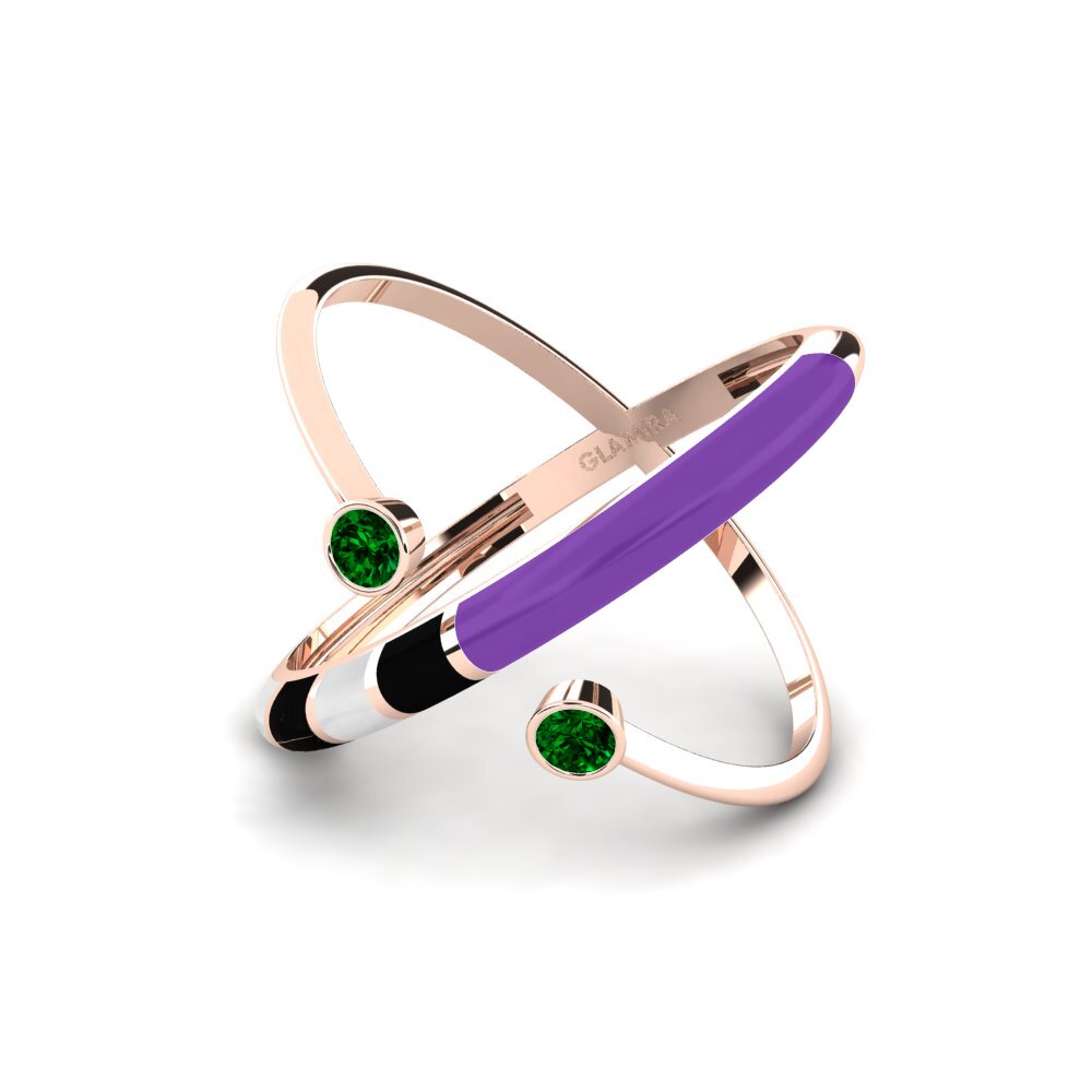 Grüner Zirkonia Ring Regnbu